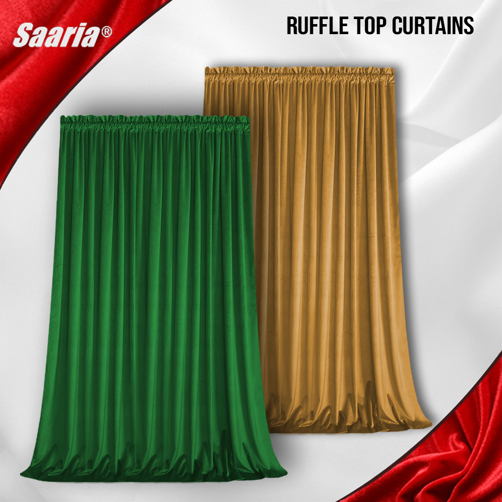 High Quality Ruffle Top Curtains