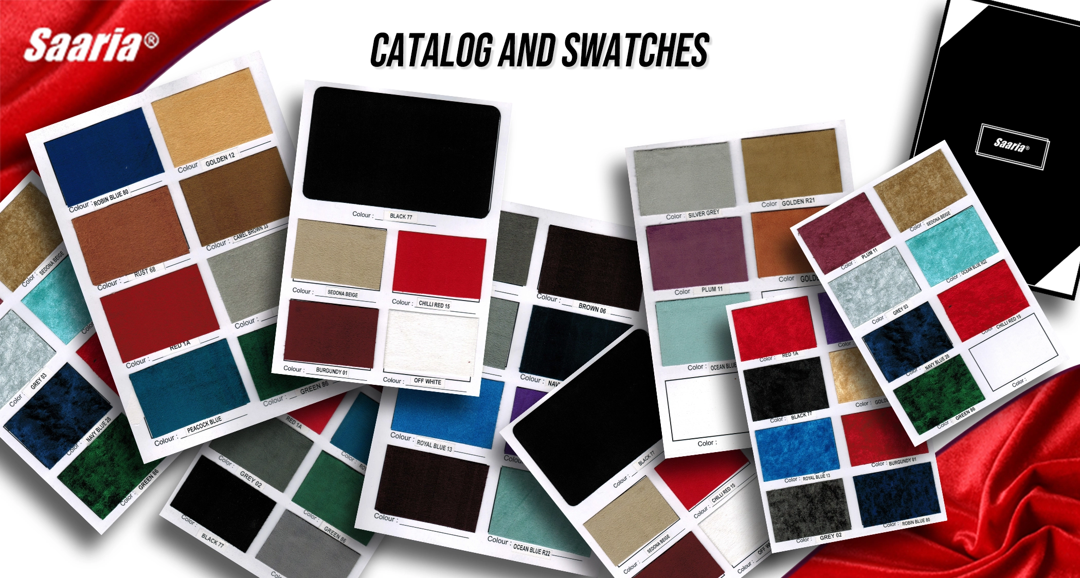 Fabric catalog and swatches